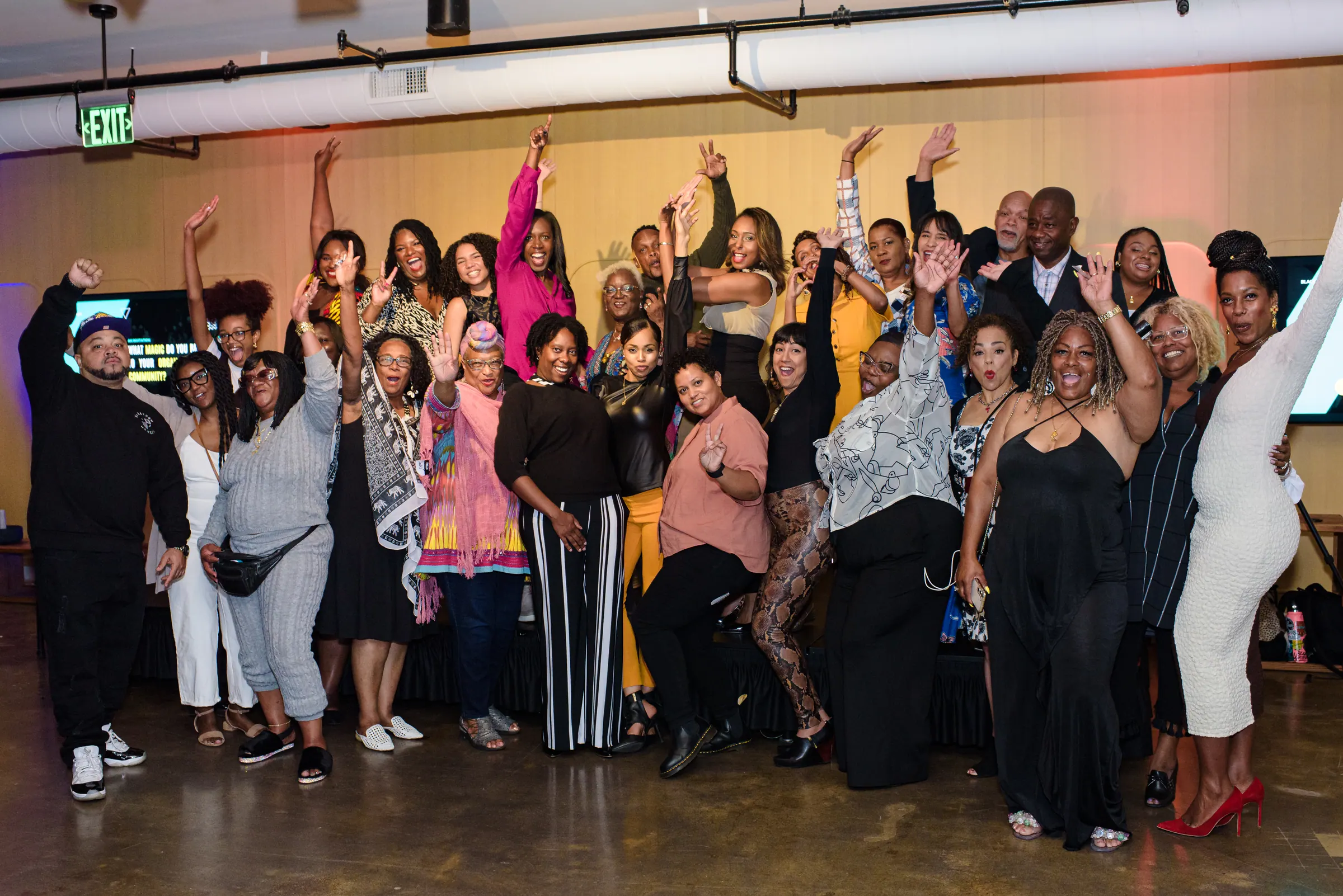 BEC community members celebrating together