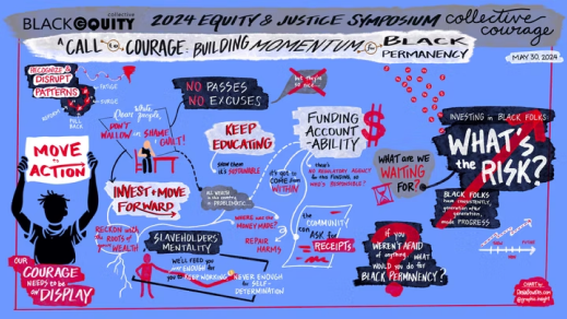 Dayna Bowers illustration - A Call to Courage, Building Momentum to Black Permanency
